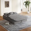 KTMBDW Folding Sofa Bed, Convertible Sleeper Chair with Pilow, 2 in 1 Sofa Portable Fold Chair Bed Comfy Floor Couch Lounge for Living Room - 4 of 4