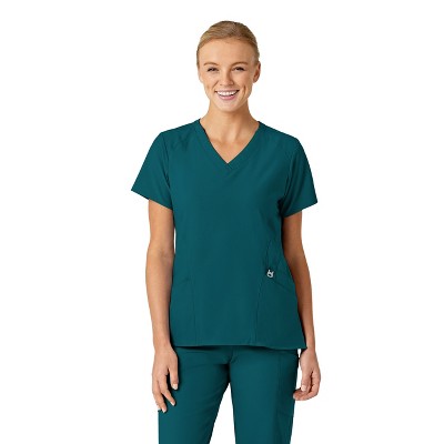 Wink W123 Women's Stylized V-Neck Scrub Top