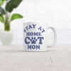 Crazy Dog T-Shirts Stay At Home Cat Mom Mug Funny Sarcastic Kitten Graphic Novelty Coffee Cup-11oz - 2 of 4