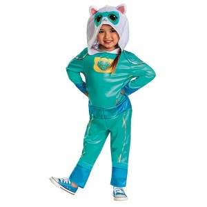 Disney Girls' SuperKitties Bitsy Classic Hooded Jumpsuit Costume - Blue - 4-6 - 1 of 3