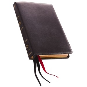 NKJV, Thinline Reference Bible, Large Print, Premium Leather, Black, Sterling Edition, Comfort Print - by  Thomas Nelson (Leather Bound) - 1 of 1