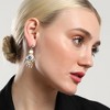 SOHI Women's California Gold The Hamsa Drop Earrings - 3 of 4