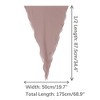 Elerevyo Women's Solid Rhombus Wrinkle Neck Beach Gauze Scarf - 3 of 4