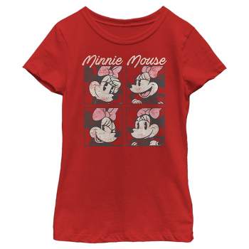 Girl's Disney Retro Minnie Boxes T-Shirt