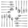 MegaChef Cravat 20 Piece Flatware Utensil Set, Stainless Steel Silverware Metal Service for 4 in Silver - image 2 of 4