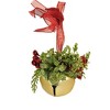 Ganz 3.5 Inch Mistletoe Sleigh Bell Kissing Krystal Ornament Tree Ornaments - 3 of 3