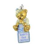Noble Gems 5.0" Baby Bear 1St Christmas Girl Boy First Xmas  -  Tree Ornaments