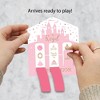 Big Dot of Happiness Little Princess Crown - Pink and Gold Princess Baby Shower or Birthday Party Game Pickle Cards - Pull Tabs 3-in-a-Row - Set of 12 - 2 of 4