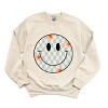 Simply Sage Market S.W.Smiley Checkered Smiley Face Sweatshirt - 2 of 4