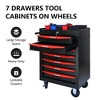 VASIP Rolling Metal Tool Chest with 4 Drawers, Steel Tool Chest Cabinet with Ball Bearing  Drawer Slides for Home,Garage - 3 of 4