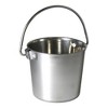 Stainless Steel Pail, Round with Rivets - 3 of 3