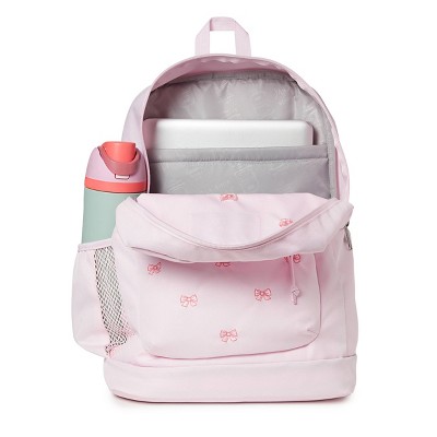 Рюкзаки JanSport Cross Town Plus Remix 17" Fits 15" Laptop Backpack - Light Pink — фото 3