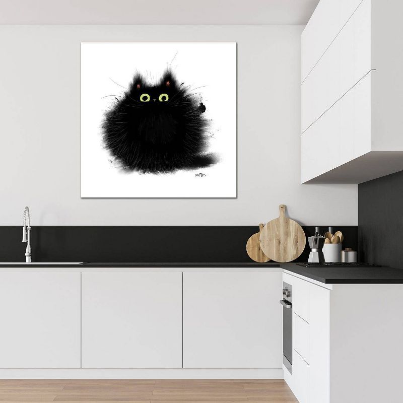 Thumbs Up Cat by Dan Tavis Unframed Wall Canvas - iCanvas, 3 of 4