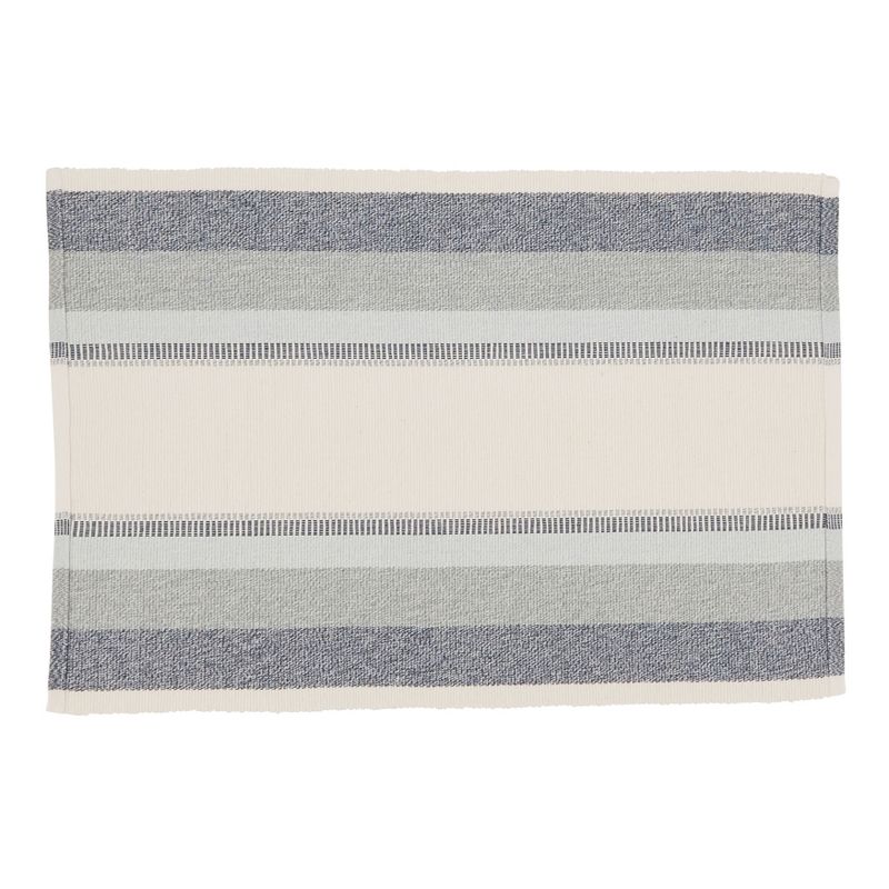 Saro Lifestyle Ribbed Stripe Table Placemats, 2 of 5