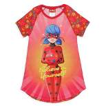 Miraculous: Tales of Ladybug & Cat Noir Girls' Nightgown Sleep Pajama Shirt Multicolored