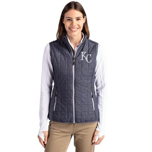 Kansas City Royals Cutter & Buck Rainier PrimaLoft® Womens Eco Insulated Full Zip Puffer Vest - 1 of 1
