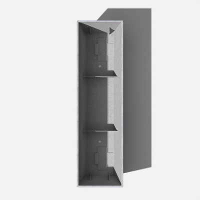 Gray 36" Recycled Plastic Outdoor Window Box Planter Set