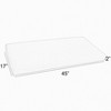 45"x17" Outdura Indoor/Outdoor Bench Cushion Smoke - Sorra Home: UV & Weather-Resistant with Zipper Closure - 4 of 4