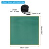 Unique Bargains Plastic Golden Edge Bouquet Flower Wrapping Paper 3 Packs with 3 Rolls Ribbons Green - 2 of 4