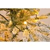 Karl Home Snow Flocked Pre-lit Artificial Christmas Tree with Metal Pot Stand - 3 of 4