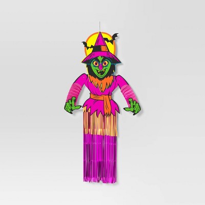50"x16" Large Witch Honeycomb Tinsel Paper Wall Decor - Hyde and EEK! Boutique™