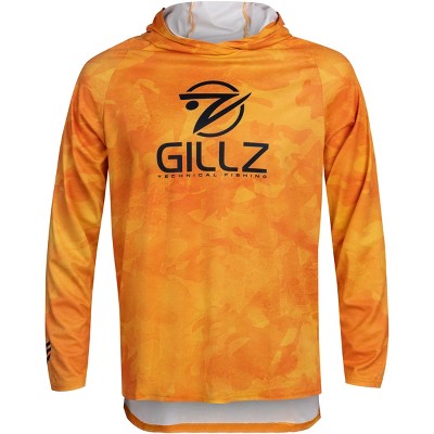 Gillz Contender Series Burnt UV Pullover Hoodie - Sun Orange