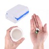 Unique Bargains 8 Grids 3 Fold Pill Case 1 Pc - 4 of 4