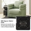 Arturo Modern Swivel Chair with Two Pillow Set of 2|ARTFUL LIVING DESIGN-SAGE - 3 of 4