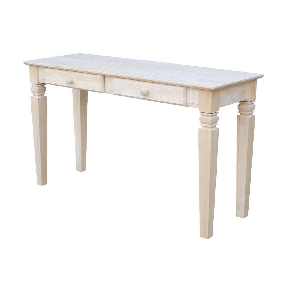 Photos - Coffee Table Java Console Table with 2 Drawers Unfinished - International Concepts