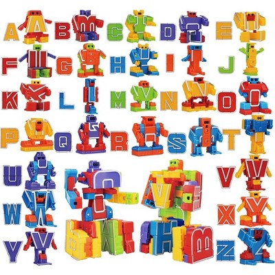 Syncfun 26 Pcs Alphabet Robots Toy, Preschool Learning Resources For ...