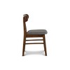 New Classic Furniture, Morocco Dark Gray Solid Wood Dining Chair (Set of 4) - 4 of 4