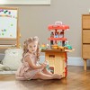 Qaba Play Kitchen Set, 3 in 1 Foldable Kids Kitchen Playset, Pretend Play Toys for Toddlers 3-6 Years Old, Multicolor - 3 of 4