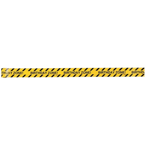 under construction zone tape