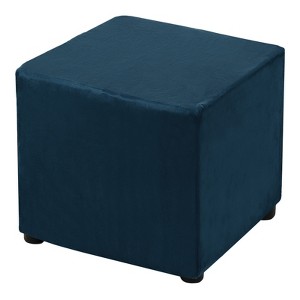 Unique Bargains Elastic Living Room Bedroom Square Foot Stool Cover - 1 of 4