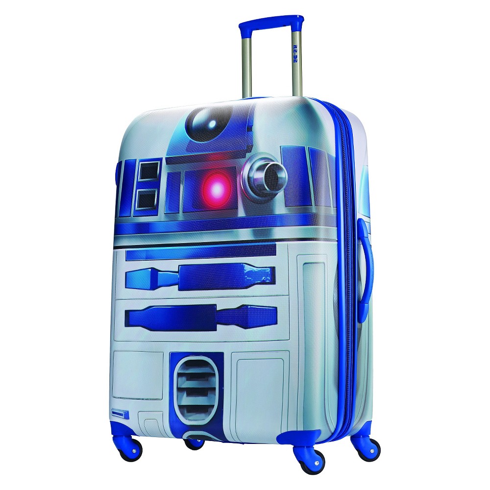 UPC 049845206727 product image for American Tourister Spinner Suitcase Star Wars R2D2 - White/Blue (28