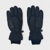 London Fog Boy's Black Ski Gloves - Winter Sports Snow Gloves with Reinforfced Grip for Kids (8-12 Years) - 3 of 4