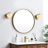 Elegant Lighting Majesty 1 light Chrome and frosted white Bath Sconce - 2 of 4