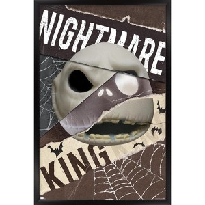 Trends International The Nightmare Before Christmas - Distorted Jack Framed Wall Poster Prints - 1 of 4