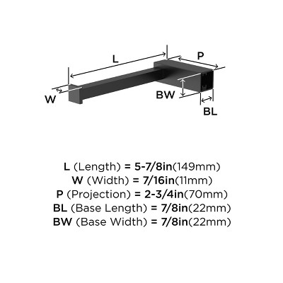 Matte Black Modern Single Post Toilet Paper Holder
