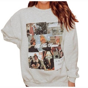 Women's Christmas Movies Sweatshirt - FRIDAY + SATURDAY - 1 of 2