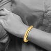 Black Bow Jewelry 10mm 14k Yellow Gold Polished Domed Hinged Bangle Bracelet, 7 Inch - 3 of 4