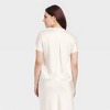 Women's Short Sleeve V-Neck Blouse - A New Day™ - 2 of 3