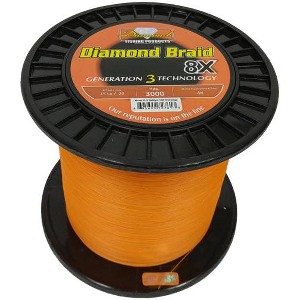 Diamond Fishing Products Diamond Braid Generation III 8X 600 Yards Blue, 100# - 1 of 3