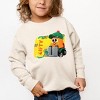 Leo the Truck Lifty Name Distressed - Toddler Graphic Sweatshirt - 3 of 4