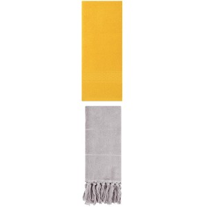 REGALWOVEN 2 Packs Solid Textured and Tassels Soft Absorbent Decorative Hand Towel - 1 of 4