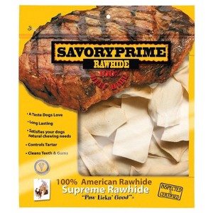 Savory Prime All Size Dogs All Ages Rawhide Chips Natural 6 in L 1 pk - 1 of 1