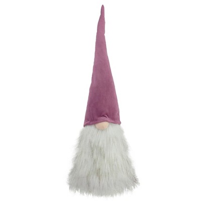 Northlight 17" Mauve Battery Operated Lighted Gnome Christmas Decoration