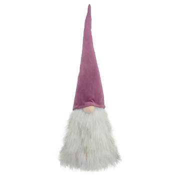 Northlight 17" Mauve Battery Operated Lighted Gnome Christmas Decoration