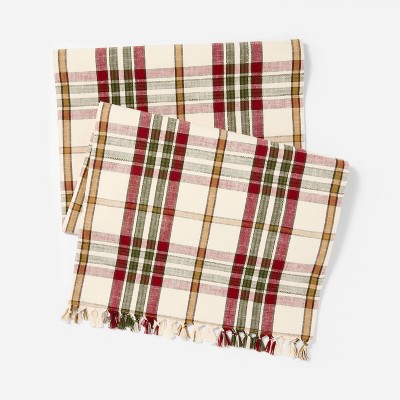 Plaid Table Runner - Threshold™ designed with Studio McGee