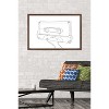 Trends International LINE AND BRUSH - Continuous Line Cassette Framed Wall Poster Prints - 2 of 4
